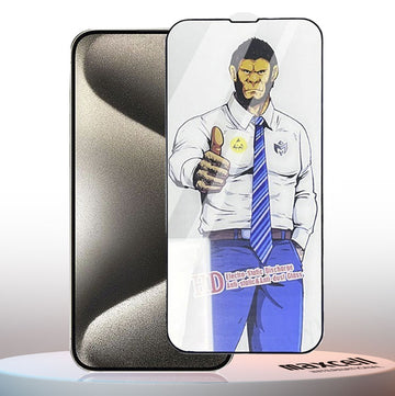 Folie Clear pentru Motorola Moto G35, AntiStatic Glass - Transparent / Negru