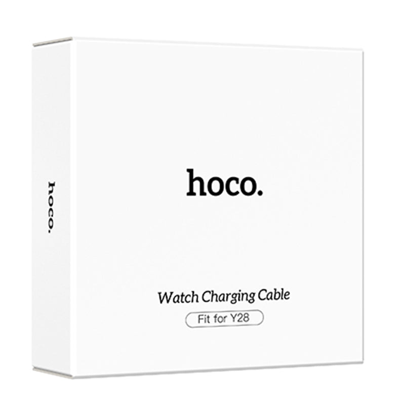 Hoco (Y28) - Cablu Incarcare Wireless, Smartwatch Y28, USB-A, 5W, Qi, 1m, Black