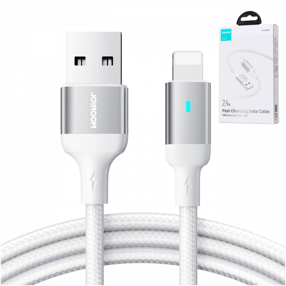 Joyroom (S-A10) - Cablu Date si Incarcare, USB-A la Lightning, 3A, Fast, 1.2m, White