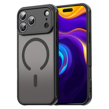 Husa MagFrost Pro pentru iPhone 17 Pro, MagSafe - Rama negru