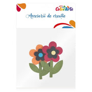 Accesorii creatie - floare fetru, set 2 buc, Colorarte