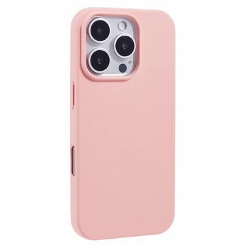 Husa Soft pentru iPhone 16 Pro Max, MicroFiber, TPU - Crem nisip