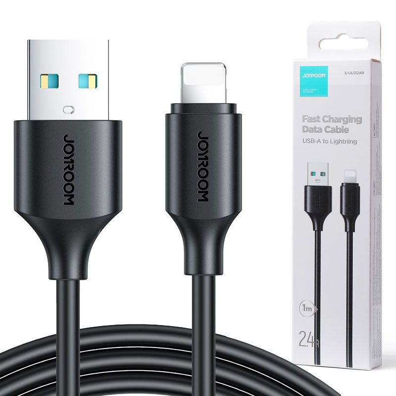 Joyroom (S-UL012A9) - Cablu Date si Incarcare, USB-A la Lightning, 2.4A, 1m, Black