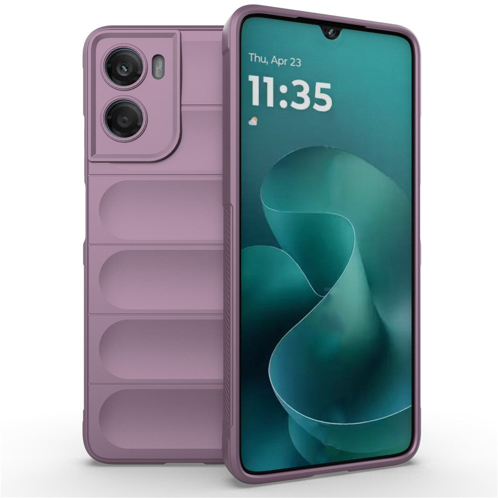Husa Wave pentru Motorola Moto G06, Grip Anti-Shock, TPU - Mov deschis
