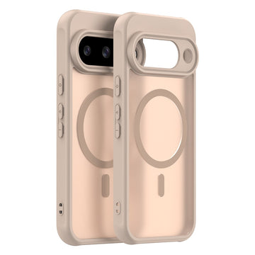 Husa MagFrost Pro pentru Pixel 10 Pro, Google XL, Matte MagSafe, Frosted Frame - Auriu