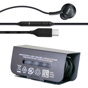 Casti cu Fir OEM RYBM7, AKG, In Ear, USB-C, Stereo HiFI, 1.2m, Braided - Negru