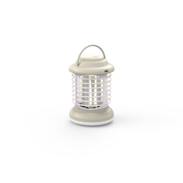 Lampa Camping XO YH10, Travel, Anti Tantari, Reincarcabila, Conectare USB, 1200MAh - Alb crem