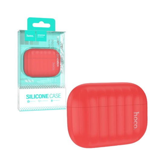 Husa HOCO WB23 pentru AirPods Pro2, pentru Casti, TPU - Rosu