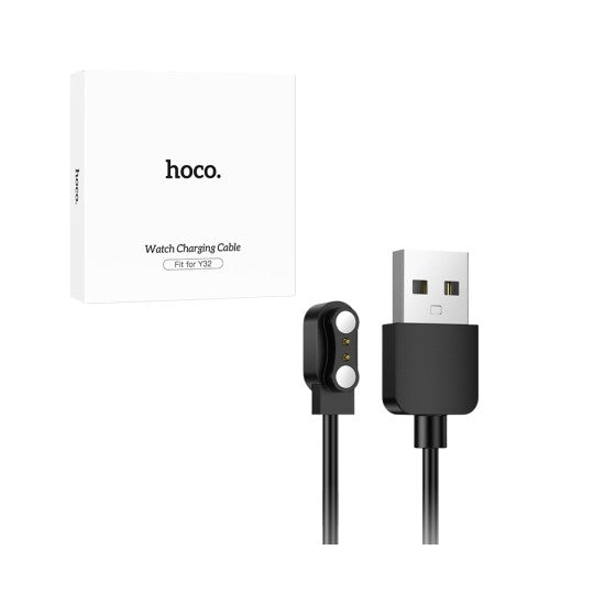 Cablu de Incarcare Hoco Y32, pentru SmartWatch Hoco Y32 - Negru