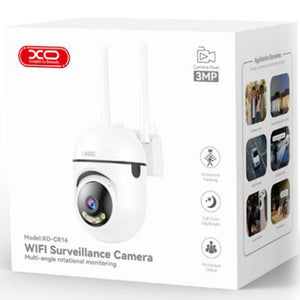 Camera Video de Interior XO CR16, Supraveghere, 2.4G + BT 5.0, MultiStreaming, Infared, NightVision - Alb