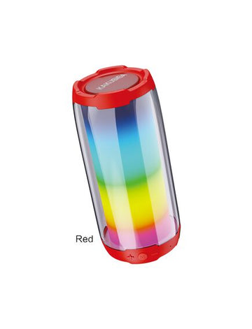 Boxa Portabila Kaku KSC-611, BT 5.0, Colorful Light, 10W, TWS - Rosu