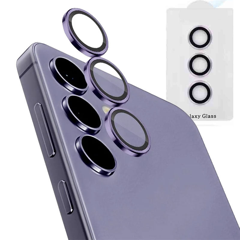 Folie Camere Maxcell pentru Samsung Galaxy S24 Plus AutoAlign Lens KIT - Violet