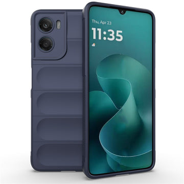 Husa Wave pentru Motorola Moto G06, Grip Anti-Shock, TPU - Bleumarin