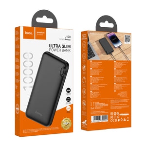 Baterie externa Hoco J128, 10.000mAh, 10W, 2xUSB-A, LED Display - Negru