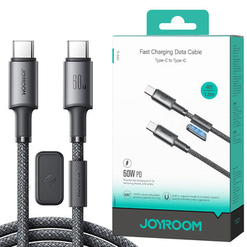 Cablu Date si Incarcare Joyroom S-A50, USB-C la Lightning, 3A, FastCharge, 1.2m - Dark gri