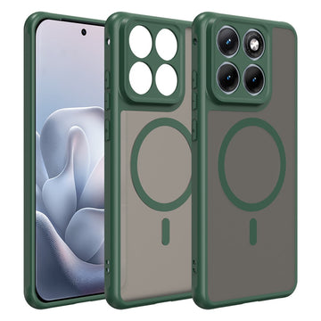 Husa MagFrost Pro pentru Motorola Edge 70, Fusion, Matte MagSafe, Frosted Frame - Verde inchis