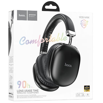 Casti Wireless Hoco W35 Max, Over Ear, BT 5.3, 200h StandBy, Max Joy - Negru
