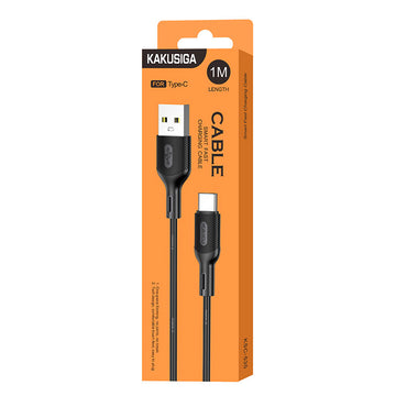 Cablu Date si Incarcare Kaku KSC-535, USB-A la USB-C, 18W, 2.4A, 1m - Negru