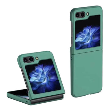 Husa Though pentru Samsung Z Flip6, Thin Matte, AntiShock - Verde inchis