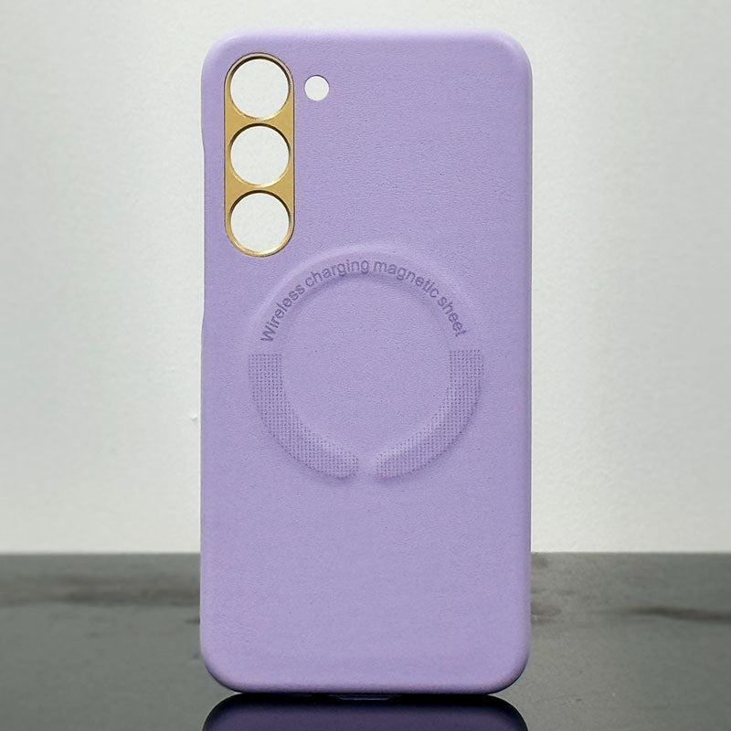 Husa Kraft - Samsung S23 Plus, MagCase, Eco-Leather, Lila