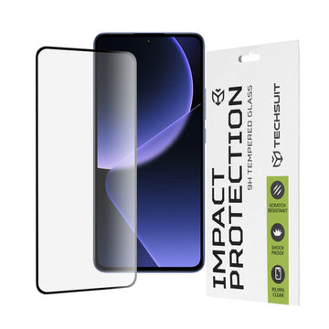 Folie Clear pentru Xiaomi 13T Pro, Full Glass - Transparent / Negru