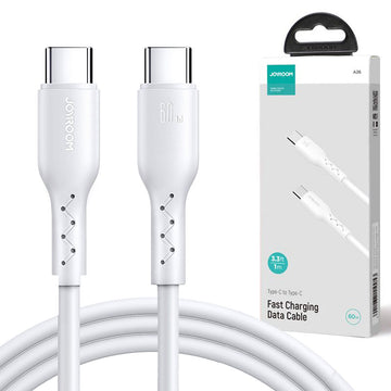 Cablu Date si Incarcare Joyroom A26-CC3, USB-C, PD60W, QC3.0, 3A, 1m - Alb