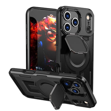Husa UrbanMag pentru iPhone 17 Pro, Hybrid, Armor MagCase, CamBracket - Negru