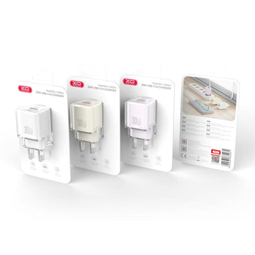 Incarcator Retea XO L149, 18W, 5V, 3A, 1xUSB-C, 1xUSB-A - Mov