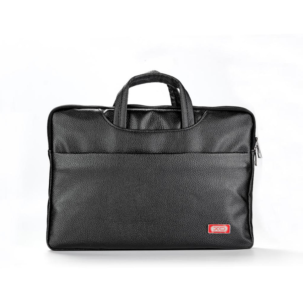 XO (CB08) Geanta pentru laptOppo din material textil, cu microfibra, 13", Litchi Series, Black