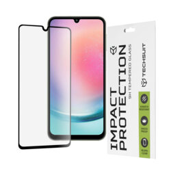 Folie Clear pentru Samsung A24, Full Glass - Transparent / Negru