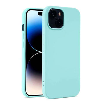 Husa Soft pentru iPhone 8 Plus, 7 Plus, MicroFiber, TPU - Turcoaz