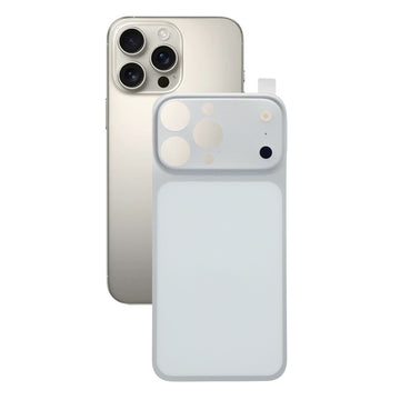 Folie Spate S17 pentru iPhone 15 Pro Max, Full Cover, Transform Seria 17, FullGlue - Argintiu