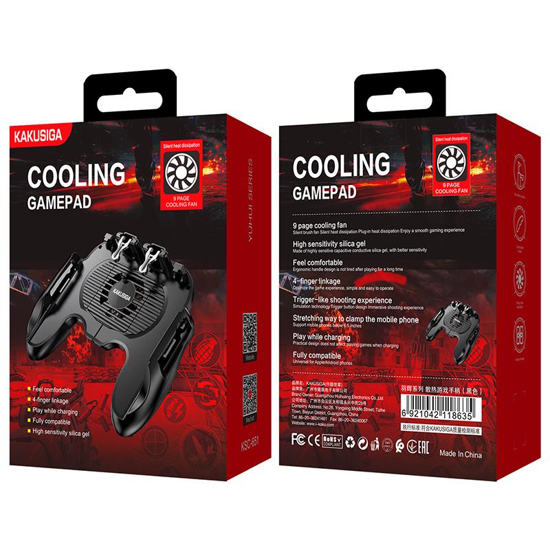 Adaptor Gamepad Kaku KSC-651, pentru Telefon, 6 Butoane, Functie de disiPhoneare A Caldurii - Negru
