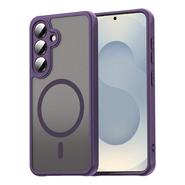 Husa MagFrost pentru Samsung S25 - Gri / Mov