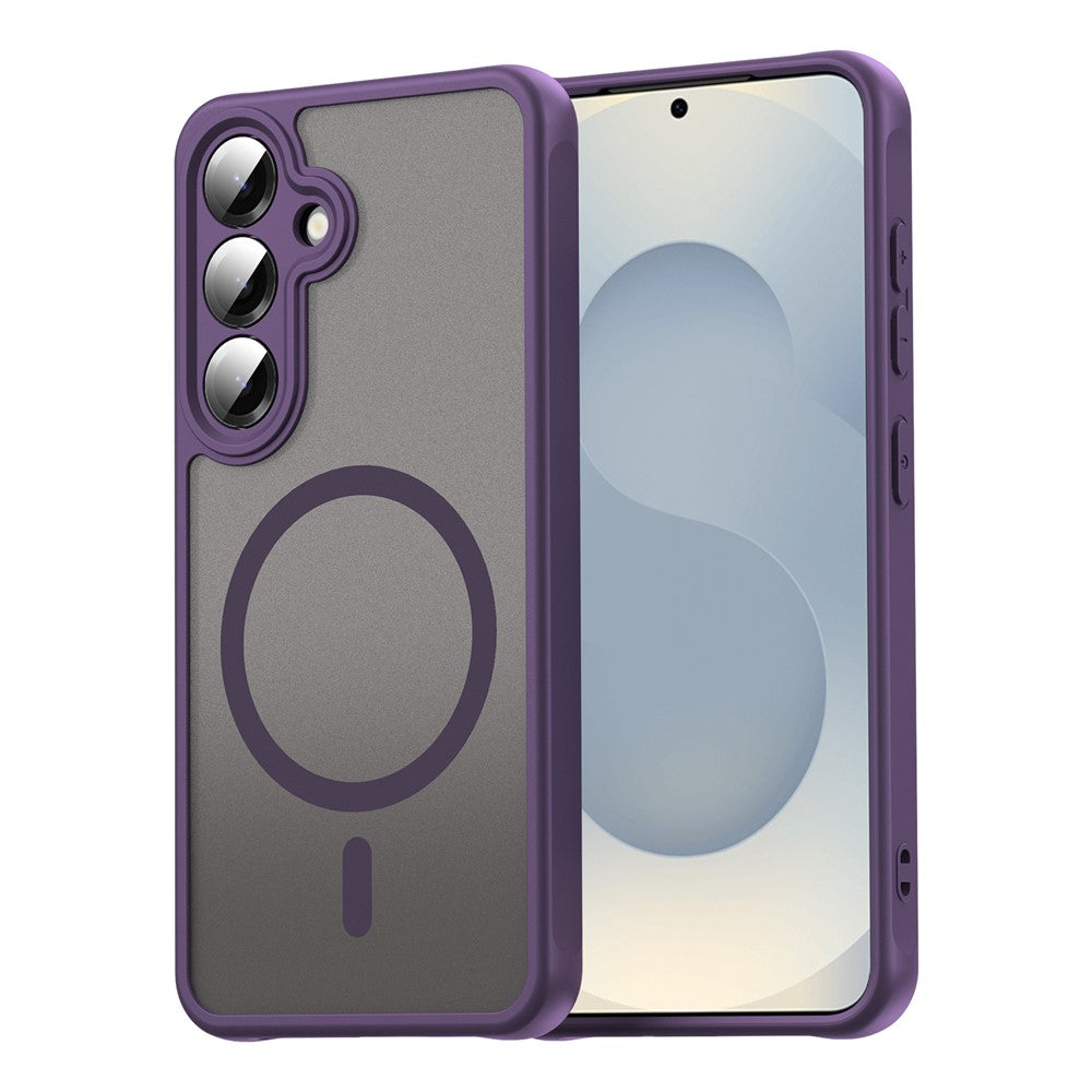 Husa MagFrost - Samsung S25, MagCase, Matte, Grey/Purple