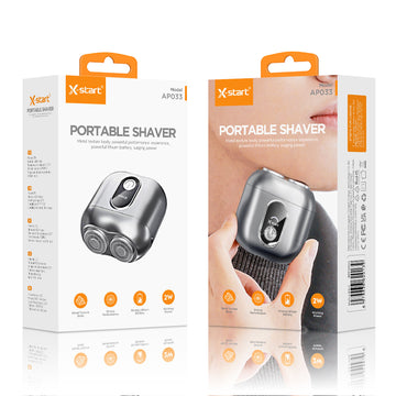 X-Start AP033, Aparat de Barbierit, Mini Sharer, 2w, Compact - Argintiu