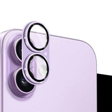 Folie Camere pentru iPhone 17, Camfit, Metalica, Full Cover - Mov deschis