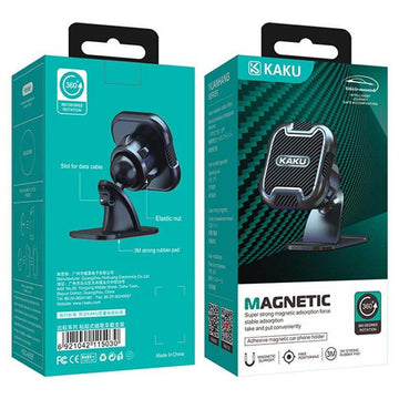 Suport Auto Kaku KSC-425B, Magnetic, Montaj Bord, MultiAngle, Compact Size - Negru