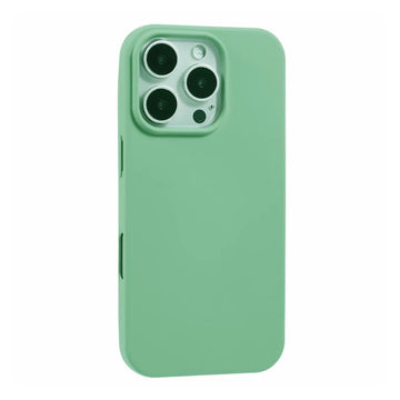 Husa Soft pentru iPhone 16 Pro Max, MicroFiber, TPU - Turcoaz