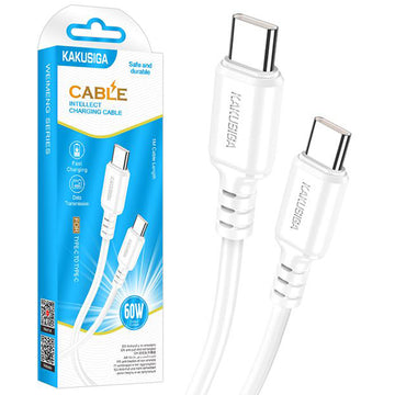 Cablu Date si Incarcare Kaku KSC-982, USB-C, PD60W, QC3.0, 1m - Alb
