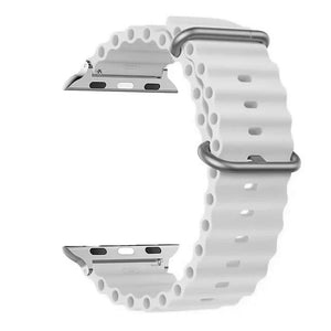 Accesoriu, Accesoriu XO BT02B, Curea Silicon, pentru iWatch, Marine Sports, Universal 42/44/45/49mm - Gri
