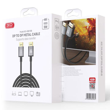 Cablu Audio si Video XO GB018B, HDMI la HDMI, HD 4k, 5m - Gri inchis