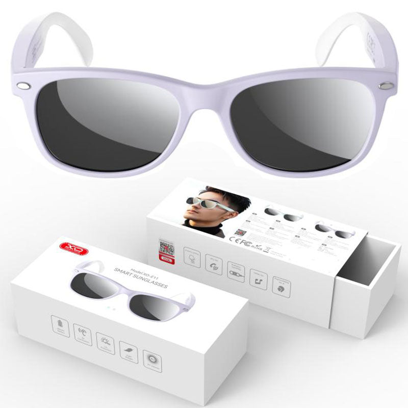 XO (E11) - Ochelari Smart, BT5.3, Audio Eyewear, UV Protect, 100h Stand-By, Purple