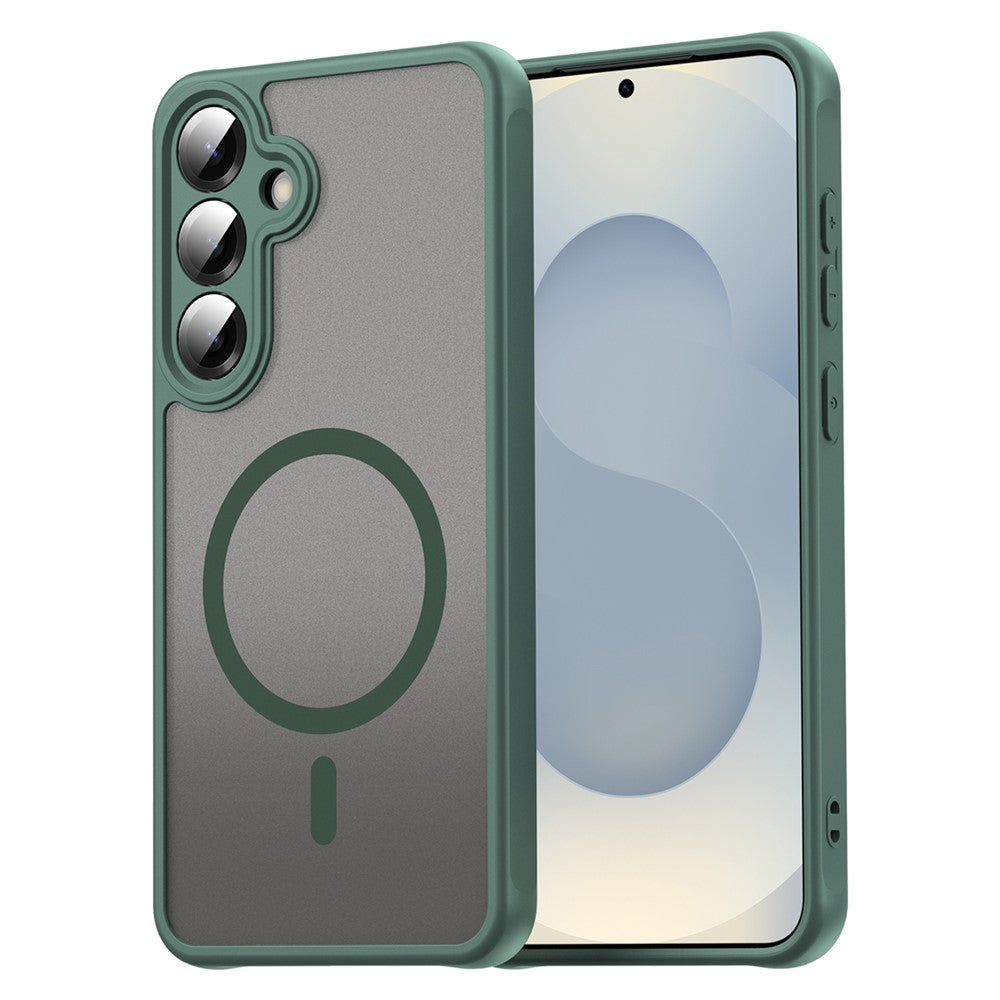 Husa MagFrost Pro - Samsung Galaxy A26 - Matte MagSafe, Frosted, frame Deep Green