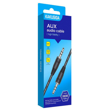 Cablu Audio Kaku KSC-450, Jack 3.5mm M, la Jack 3.5mm M, 1m - Negru
