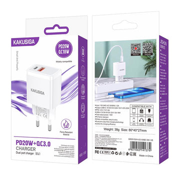 Incarcator Kaku KSC-1252 Retea, 20W - Alb