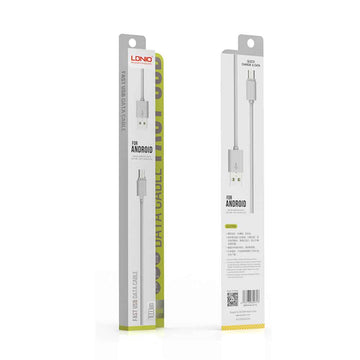 Cablu Date si Incarcare Ldnio SY03, USB-A la MicroUSB, 2.1A, 1m