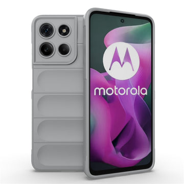 Husa Wave pentru Motorola Moto G17 Power, Grip Anti-Shock, TPU - Smoke gri