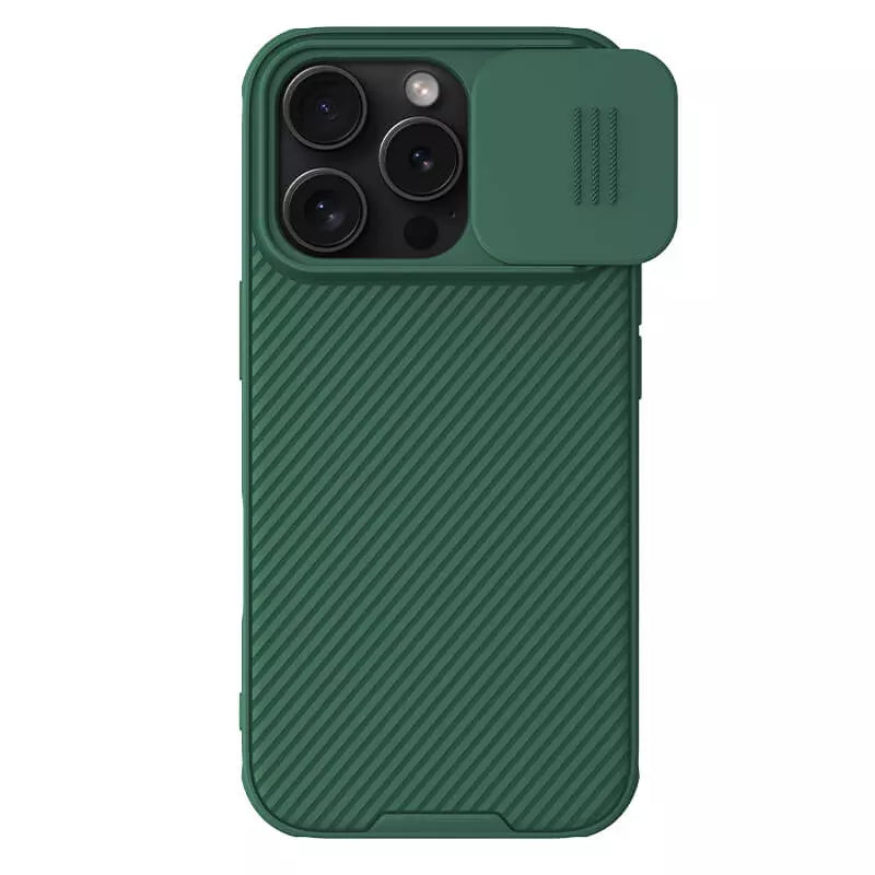 Husa Nillkin, pentru iPhone 16 Pro, CamShield Pro, TPU, Deep Green