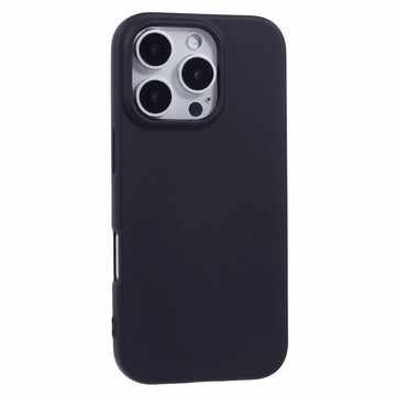 Husa Soft pentru iPhone 16 Pro, MicroFiber, TPU - Negru